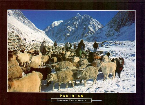 (image for) Pakistan Beautiful Postcard Shimshal Valley
